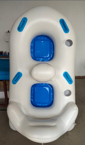 ท่อสวนน้ำทำจากไวนิลเป่าลมพร้อมพนักพิงสำหรับความบันเทิงในที่พักอาศัยและสินค้าลอยน้ำสำหรับกีฬาทางน้ำในทะเล - Product Image 4