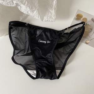 2024 all'ingrosso di alta qualità Sexy a vita bassa senza cuciture biancheria intima di cotone mutandine di raso per le donne - Product Image 5