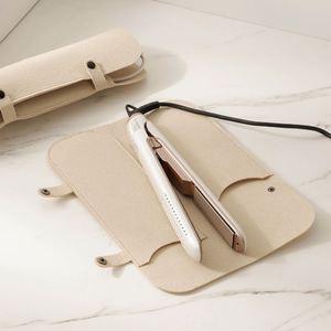 Sac de rangement portable pour fer à friser en feutre résistant à la chaleur, multi-poches, pour outils capillaires de voyage - Product Image 1