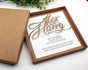 Neue Ankunft <span class=keywords><strong>Tamil</strong></span> Acryl alles Gute zum Geburtstag Ereignis Einladung karten mit kunden spezifischem Box-Design - Product Image 6