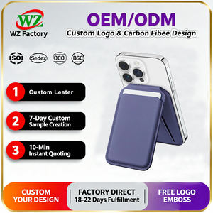 Tarjetero Magnético Personalizado con Logotipo, Cartera para Tarjetas Telefónicas, Tarjetero Magnético de Cuero para iPhone 14/15/16/17 <span class=keywords><strong>Pro</strong></span> <span class=keywords><strong>Max</strong></span> - Product Image 1