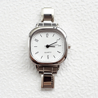 Bracelet à breloques italien en gros, montre tendance, montres à quartz argentées, roses, blanches, vertes, noires pour hommes et femmes, idéal comme cadeau