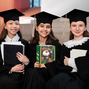 Set de Regalos de Graduación 2025: Oso de Peluche, Flor Artificial, Tarjeta de Felicitación, Decoraciones Verdes para Fiesta de Graduación - Product Image 6