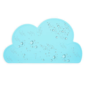 Tapis <span class=keywords><strong>de</strong></span> table en silicone <span class=keywords><strong>de</strong></span> qualité alimentaire, motif nuage doux, sans BPA, antidérapant, pour la diversification alimentaire des tout-petits, durable, avec prise en main sécurisée, <span class=keywords><strong>organisateur</strong></span> d'alimentation - Product Image 2