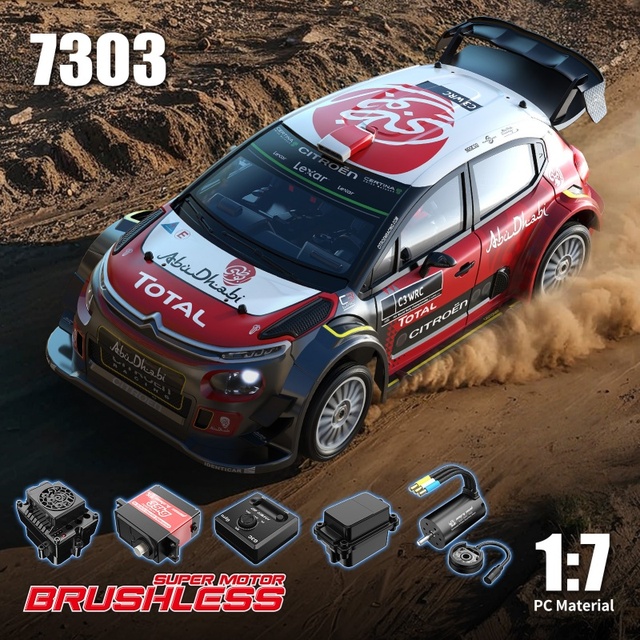 Hyper Go MJX 7303 1/7 Scale High Speed 60KM/H 4WD Racing Truck FOC Brushless Motor Remote Control Car Vehicle Expert Metal Car