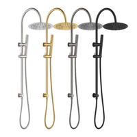Ensemble de robinetterie de douche murale avec filtre à eau, mitigeur chaud/froid en acier inoxydable 316 pour salle de bain, fourni directement par l'usine