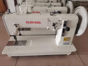 Machine à coudre à plat à alimentation par aiguille simple Golden Wheel CS-243 pour tentes et sacs - Product Image 4