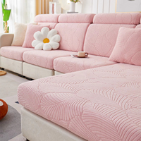 Housse de canapé jacquard élastique simple, housse de canapé d'hiver, housses de canapé amovibles pour la décoration du salon à la maison