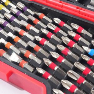 83 Piece Rainbow Screwdriver Bit Set S2 Material Phillips Cross Head Interchangeable Bits For Electric Drill Diy Tools - Product Image 1
