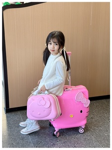 20 pollici Kawaii Kt gatto valigia da viaggio quattordici pollici custodia cosmetica grande capacità Multi-funzionale bagaglio per i bambini - Product Image 6