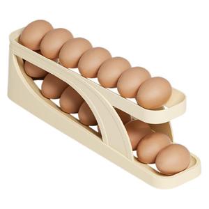 Egg <b>Storage</b> <b>Box</b> Refrigerator Side Door Rack 2 Pack <b>Stackable</b> Freshness Preservation Food Grade Egg Holder - Product Image 5