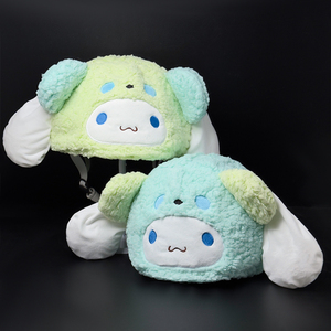 Funda de Casco de Felpa con Diseño de Cinnamoroll para Esquí y Motocicleta, Forro Polar Suave, 4 Colores, Logotipo Personalizado Disponible - Product Image 3