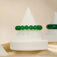 Plüschiger konischer Armbandhalter-Präsentationsständer, weicher, langfloriger Plüsch überzogener MDF für Jade-Armreifen und Ringe, für Einzelhandelsfotografie