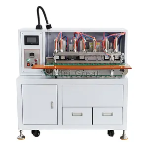 Automatic Data Cable Making Machine Multi-core Cable Peeling Twisting and Tinning Machine