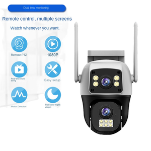 V380 <span class=keywords><strong>Home</strong></span> an ninh máy ảnh 4 gam HD tầm nhìn ban đêm ống kính kép không dây từ xa có thể truy cập trên điện thoại di động PTZ CCTV với wifi kết nối - Product Image 5