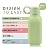 Ensemble de boîtes à lunch bento pour enfants en gros personnalisé, avec cuillère et fourchette en plastique, boîte à lunch en silicone, bouteille d'eau, 3 compartiments, anti-fuite, sans BPA