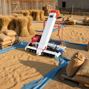 Alta eficiencia Sunning Ground Use Grain Cereal Paddy Rice Trigo Café <span class=keywords><strong>Grano</strong></span> Recolección y máquina <span class=keywords><strong>de</strong></span> ensacado <span class=keywords><strong>Precio</strong></span> - Product Image 1