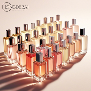 Botella de Perfume de Vidrio Transparente Única al por Mayor, 100ml, Cuadrada, Personalizada, de Lujo, Vacía, 50ml, con Etiqueta - Product Image 5
