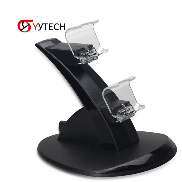 SYYTECH Game Controller Charging Stand Station for Playstation 4 PS4 Slim Pro Charger Dock Accessories