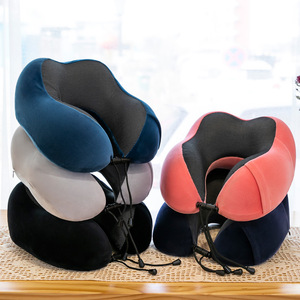 Memory Foam U-aped <b>Pillow</b> Portable Support Travel Office Nap Magnetic Fabric Slow Rebound Ergonomic <b>Pillow</b> for Adults - Product Image 1