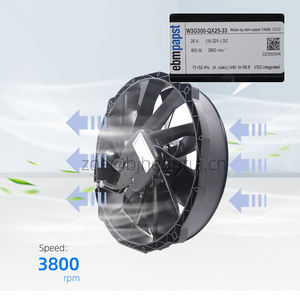Ventilador Axial ebmpapst W3G300-BV25-33 W3G300-QX25-33 26V DC 380W 14.6A EC para Condensador de Transporte Ferroviario y Aire Acondicionado Automotriz - Product Image 3