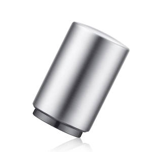 Tapa automática de botella de acero inoxidable, abridor de botellas de cerveza de metal magnético hacia abajo - Product Image 1