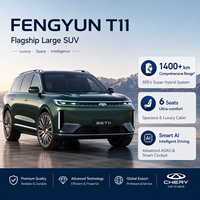 Chery Fulwin T11 2026 2WD RWD HEV avec conduite intelligente LiDAR, SUV 6 places à autonomie étendue pour usage familial