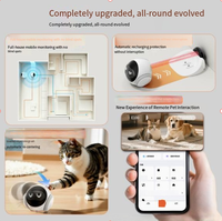 Cámara Inteligente para Mascotas, Robot de Patrulla Automática, Cámara de Seguridad HD de 2MP, Control Remoto por Aplicación, Audio Bidireccional