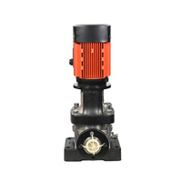 Pompe centrifuge verticale multi-étages en acier inoxydable, faible bruit, structure compacte, pour système de refroidissement et surpression d'eau