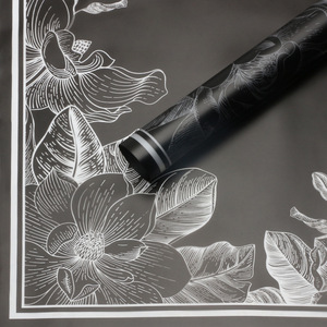 กระดาษห่อดอกไม้กันน้ำลายเยลลี่มัลเบอร์รี่สไตล์เกาหลี วัสดุสำหรับร้านดอกไม้ ทำมือ DIY สำหรับห่อของขวัญ - Product Image 6