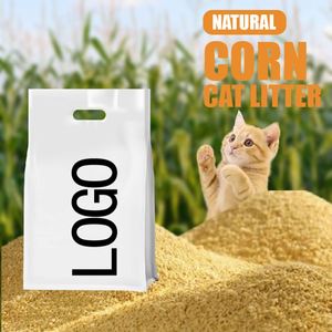 OEM/ODM Clumping Corn <b>cat</b> Litter, Flushable, Dust-free, <b>Top</b>-grade Corrosion Resistant, and Deodorizing. - Product Image 1