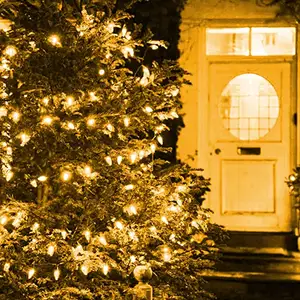 Guirlandes de Noël étanches pour l'extérieur Guirlandes lumineuses de Noël