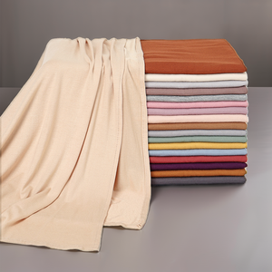 Hiyab Musulmán de Alta Calidad, Primavera, 70*170cm, Suave y Elástico, de Rayón Jersey, Pañuelo para Mujer - Product Image 2