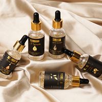 Ze Light 24K HKarat Kollagen Gesicht Private Label Set Hautpflege Kaviar Flocke Korea Vitamin C Nano Real Rose 24 Karat Gold Serum