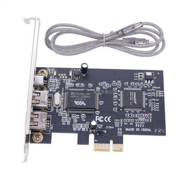 PCI-E 1394 video capture card camera DV acquisition card PCIE 1X 1394