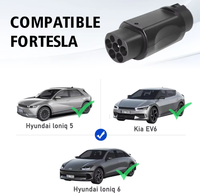 Nouvel adaptateur de prise EV Sixpence 16A 32A Type1 SAE J1772/GBT 20234 230V, couleur personnalisable, pour véhicules électriques BYD Xpeng