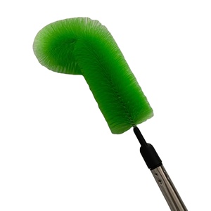 Qingle nhựa <span class=keywords><strong>eave</strong></span> làm sạch bàn chải, <span class=keywords><strong>eave</strong></span> thoát nước mương bàn chải. Fan hâm mộ bàn chải với Kính thiên văn thép không gỉ xử lý - Product Image 4