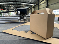 Prix usine cnc carton ondulé boîte papier carton découpeuse