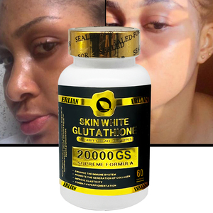 Meilleur éclaircissant pour la peau 20000mg à base de plantes naturelles Gluta Vitamine C Capsule molle Complément alimentaire pour le soin de la peau Pilules naturelles pour éclaircir la peau - Product Image 3