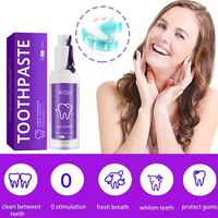 Grande Promotion Dentifrice Herbal Bio Violet 30ml pour Blanchir les Dents Saveur Menthe Fraîche Nettoyage Profond Format Voyage pour Usage Domestique