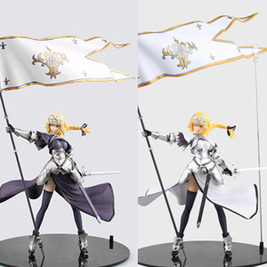Số phận đêm của Số Phận <span class=keywords><strong>Saber</strong></span> Joan của ARC PVC Mô hình đồ chơi điều kiện mới đứng với biểu ngữ và tay - Product Image 1
