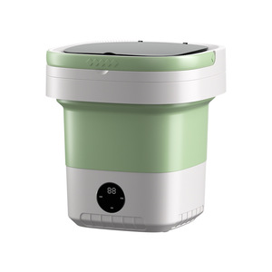 Lavadora <span class=keywords><strong>Plegable</strong></span> Portátil de 8L/12L/15L, Mini Lavadora <span class=keywords><strong>Plegable</strong></span> para Ropa de Bebé y Ropa Interior, Esterilizada y Deshidratada, Ideal para Viajes - Product Image 1
