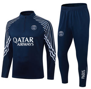 Traje de <span class=keywords><strong>Entrenamiento</strong></span> de Fútbol de París, Verano, Inter, Dortmund, Chelsea, West Ham United, Nottingham Forest, Manga Larga, Polipropileno, Rayado - Product Image 6