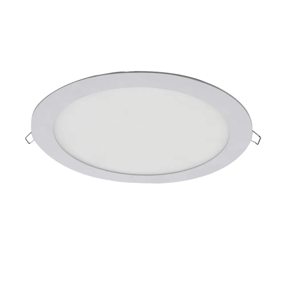 CE RoHS LED 라운드 Recessed 천장 평면 패널 다운 라이트 울트라 슬림 램프 3W 6W 9W 12W 15W 18W 24W