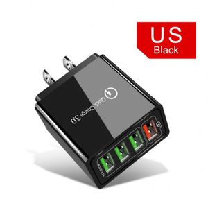 Fast Charging USB Charger Quick Charge UK Plug Fast Charger Qc3.0 4 Ports USB Phone Charger Fast Charging Head <b>Adapter</b> - Product Image 4