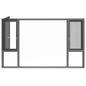 <span class=keywords><strong>Ventanas</strong></span> Modernas <span class=keywords><strong>de</strong></span> Doble y Triple Vidrio <span class=keywords><strong>con</strong></span> <span class=keywords><strong>Rotura</strong></span> <span class=keywords><strong>de</strong></span> <span class=keywords><strong>Puente</strong></span> Térmico, Aislamiento Acústico y Resistentes a Huracanes, Personalizadas para Villas y Hoteles - Product Image 4