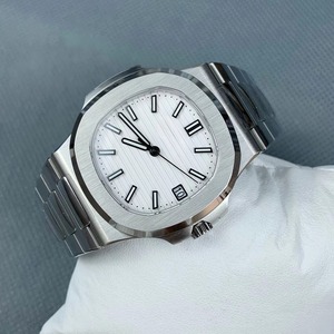 Montre de haute qualité, étanche, 40 mm, mouvement DDF d'usine 324, cadran 5711 SW, montre de plongée verte texturée - Product Image 5