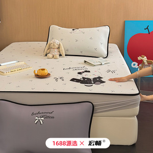 แผ่นรองนอนเย็นลายการ์ตูน ขนาด 1.8 เมตร ชุดสามชิ้น - Product Image 5