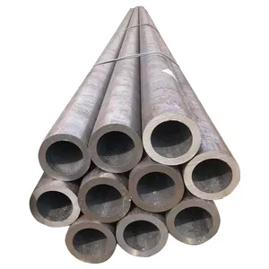 ST37 ST52 A106B tubo de acero sin costura de bajo carbono a106 tubo de acero sin costura de carbono sch40