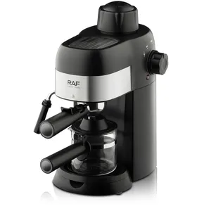 RAF मल्टी कॉफी मेकर 800W साफ करने में आसान 4 कप एंटी-ड्रिप आसान ऑपरेशन 3.5 बार एस्प्रेसो कॉफी मशीन
